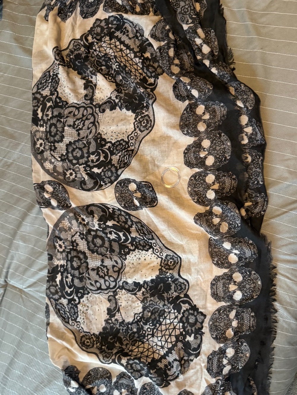 Express Alexander McQueen skull scarf